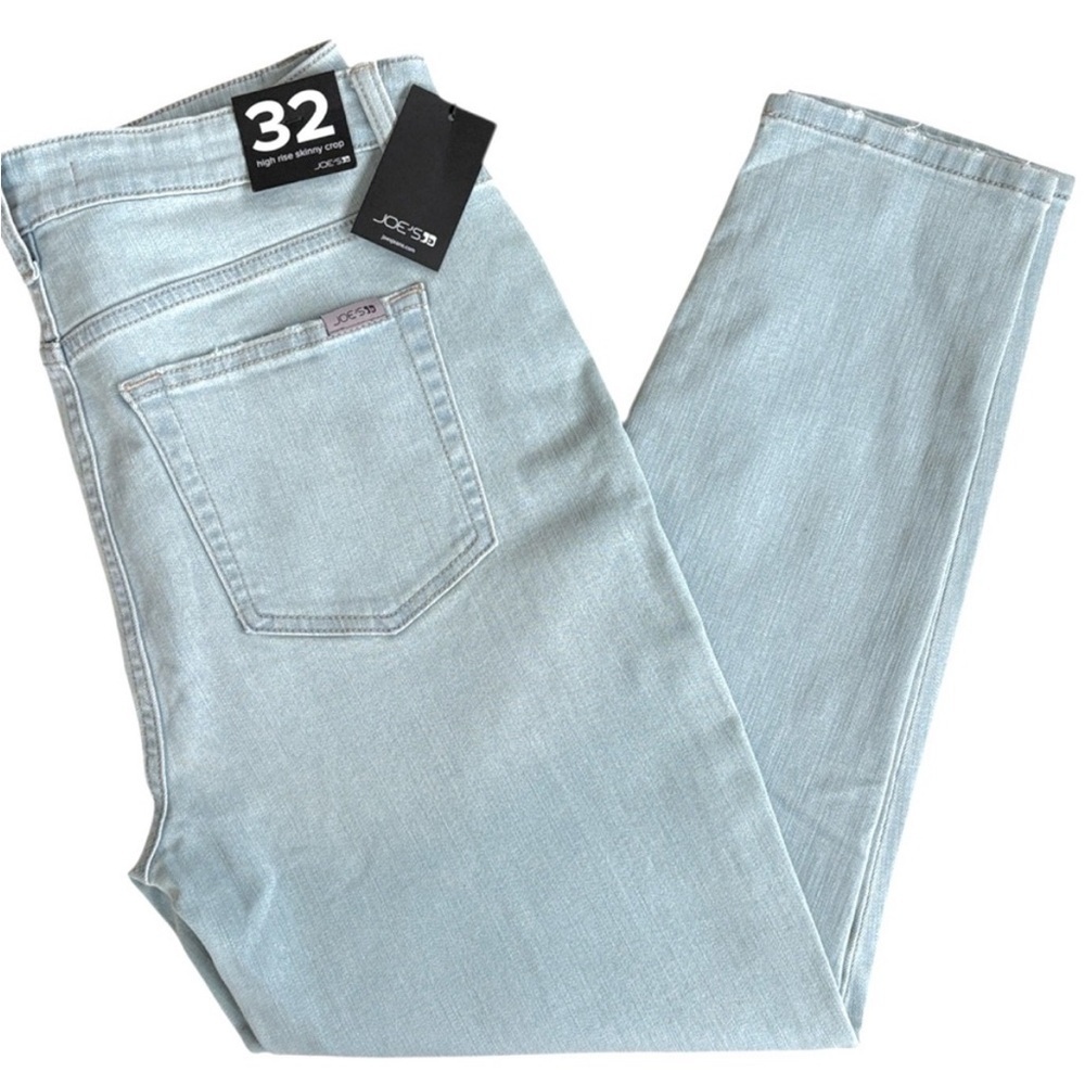NWT Joe's Jeans High Rise Skinny Crop Jeans Sophia Wash Size 32 Retail $198.00